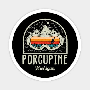 Porcupine Mountains Michigan Magnet